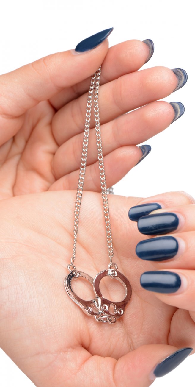 Handcuff Necklace | Edgy Statement Pendant