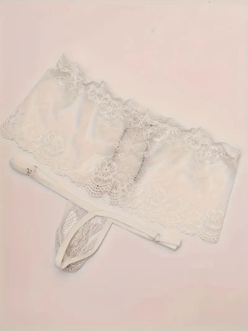 Men's Sensual Lace Thong - Sizes Small to Large