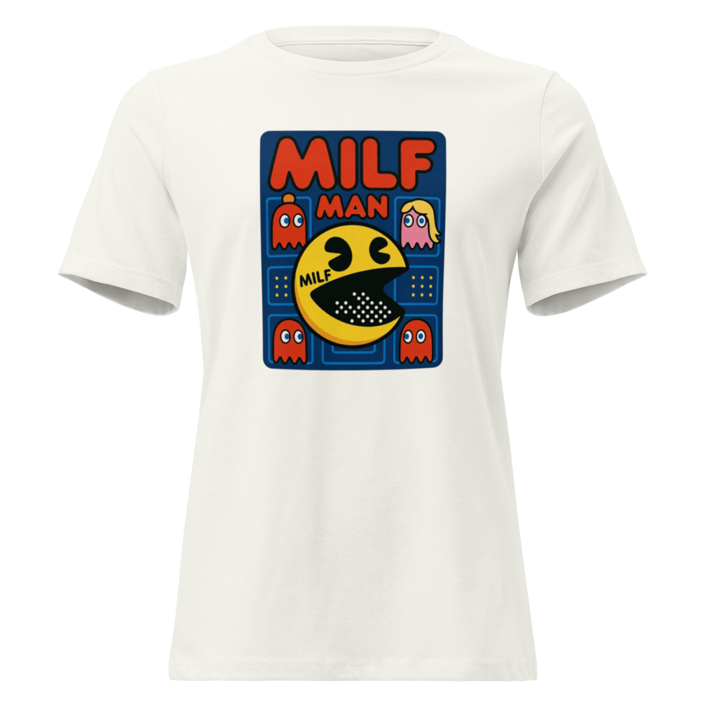 MILF Man Fitted PacMan T-shirt