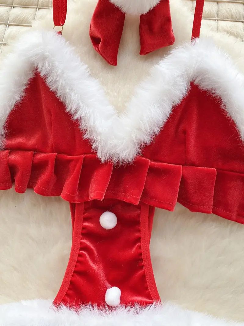 Seductive Holiday Cheer Cosplay Costume