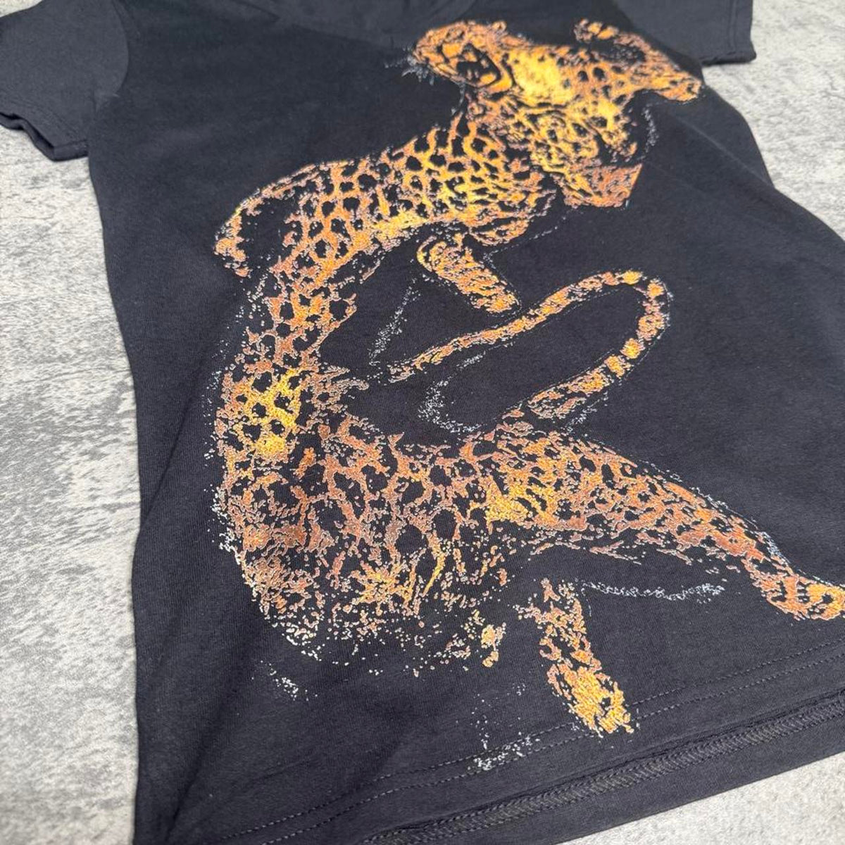 Twin Leopard Women's V-Neck Tee
