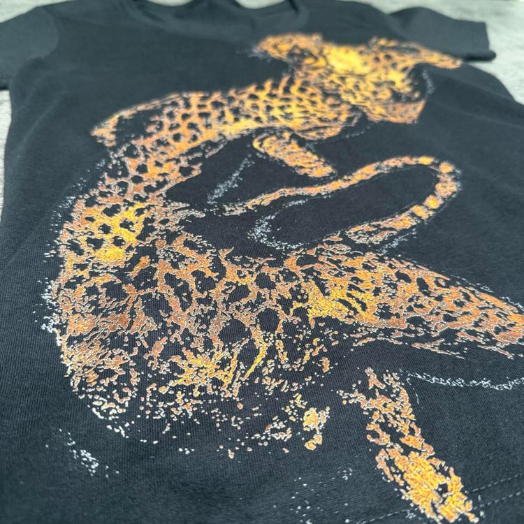 Twin Leopard Women's V-Neck Tee