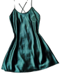 Satin Mini Nightdress | Green Seduction Sleepwear