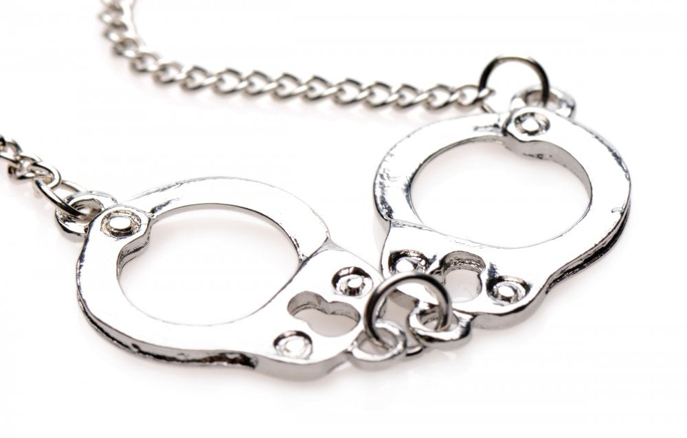 Handcuff Necklace | Edgy Statement Pendant