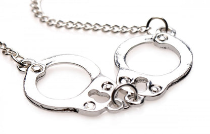 Handcuff Necklace | Edgy Statement Pendant