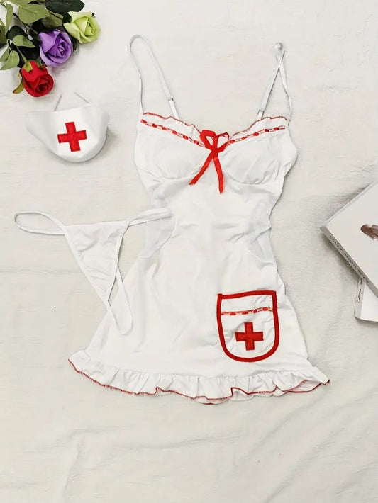 Seductive Nurse Fantasy Costume