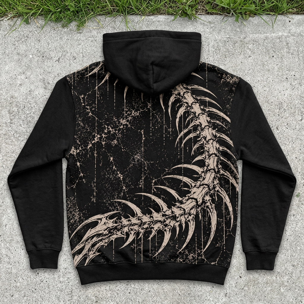 Dragon hoodie back