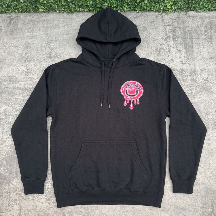 STONE Pink Drip Smile Women's Hoodie