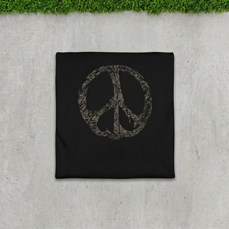 Distressed Peace Long Sleeve folded