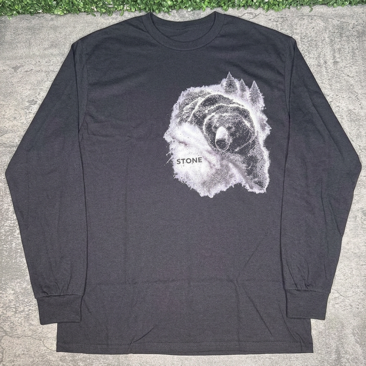 Forest Bear Black long sleeve flat lay