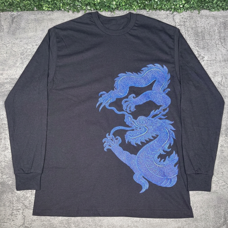 Blue Dragon long sleeve flat lay