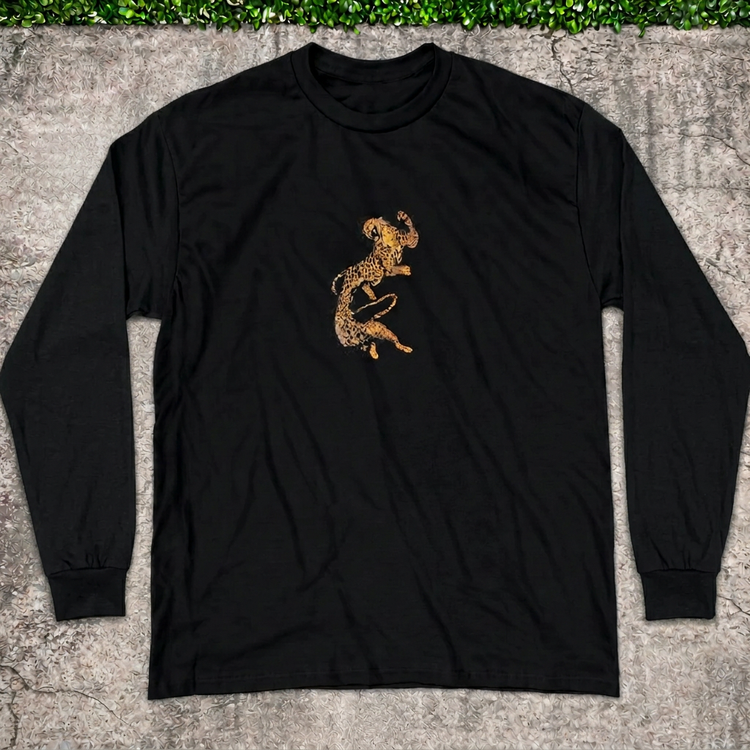 Twin Cheetah long sleeve flat lay