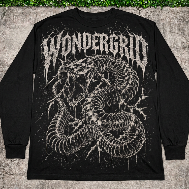 Serpent Bones long sleeve flat lay