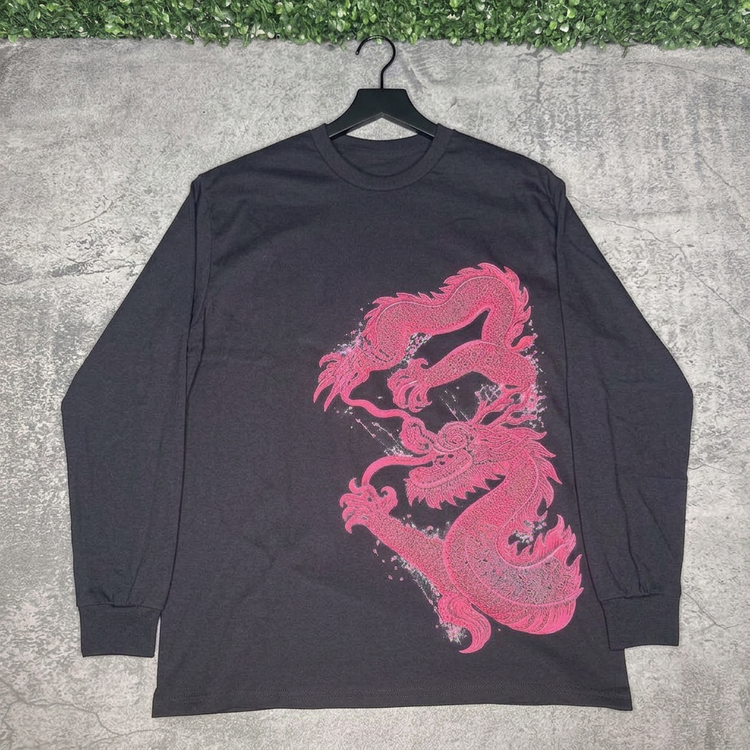 Pink Dragon long sleeve hanger