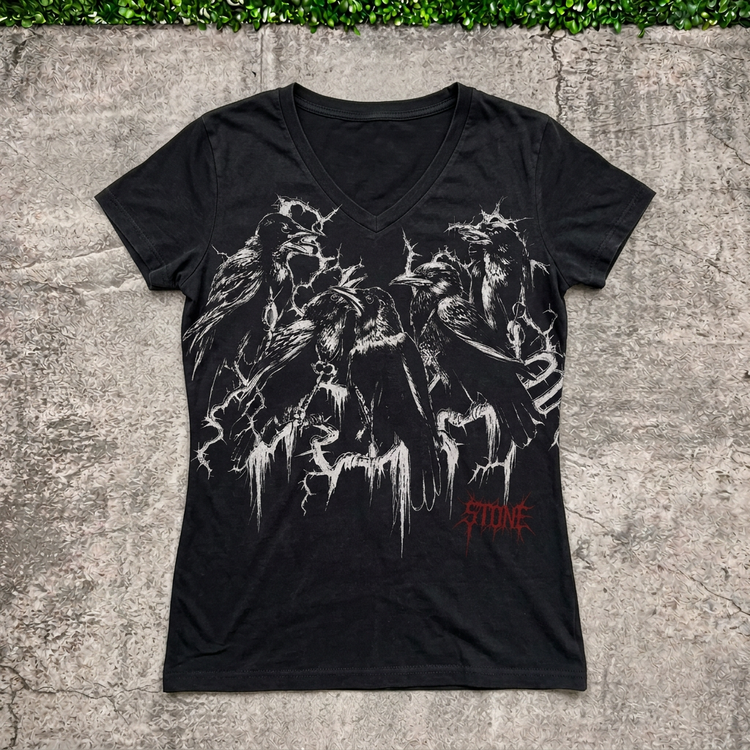 Raven Thorn Women's V-Neck Tee