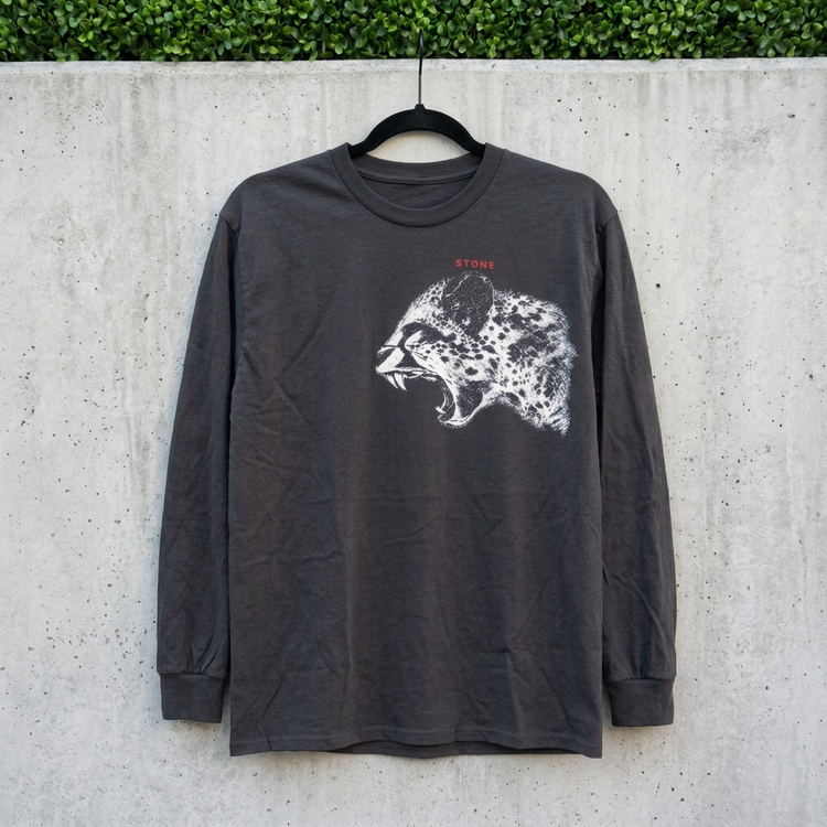 STONE Roaring Leopard long sleeve on hanger