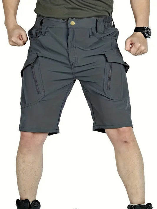 Lightweight Quick-Dry Men’s Cargo Shorts - Durable, Utility Design