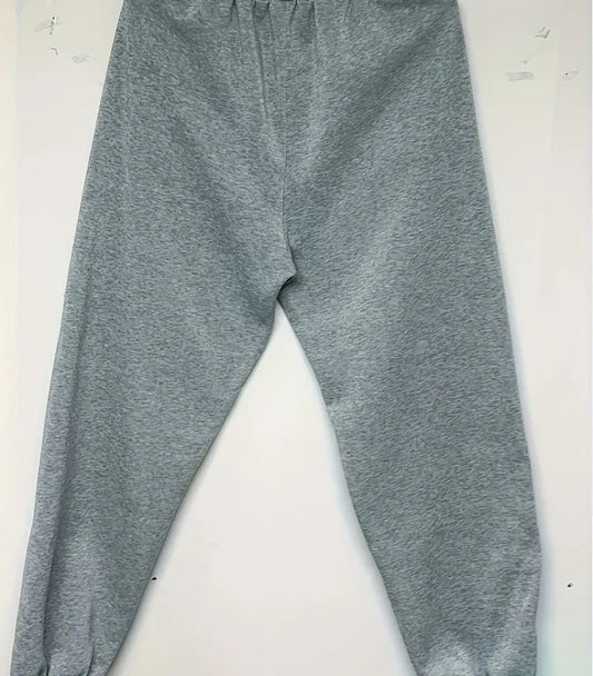 Cozy Gray Ultra-Soft Drawstring Jogger Pants