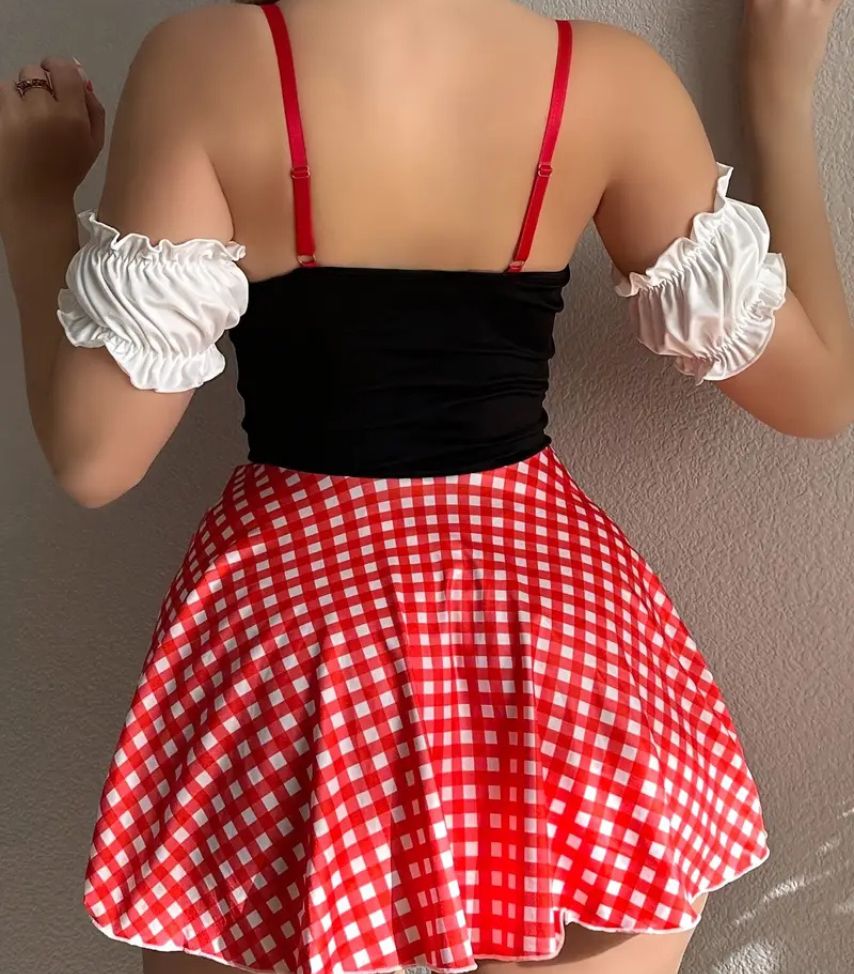 Sexy Gingham Corset Dress - Classic Elegance Meets Modern Sensuality