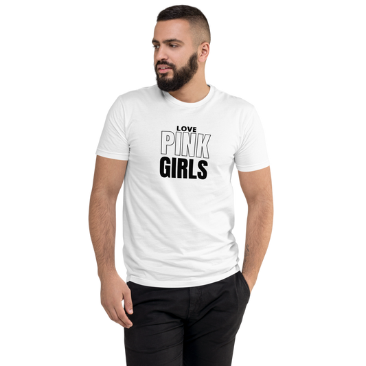 Men's Fitted White T-Shirt - Timeless Style and Comfort