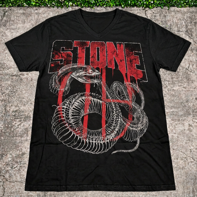 STONE Snake Bones men’s V-neck