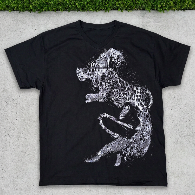 STONE Snow Leopard men’s V-neck