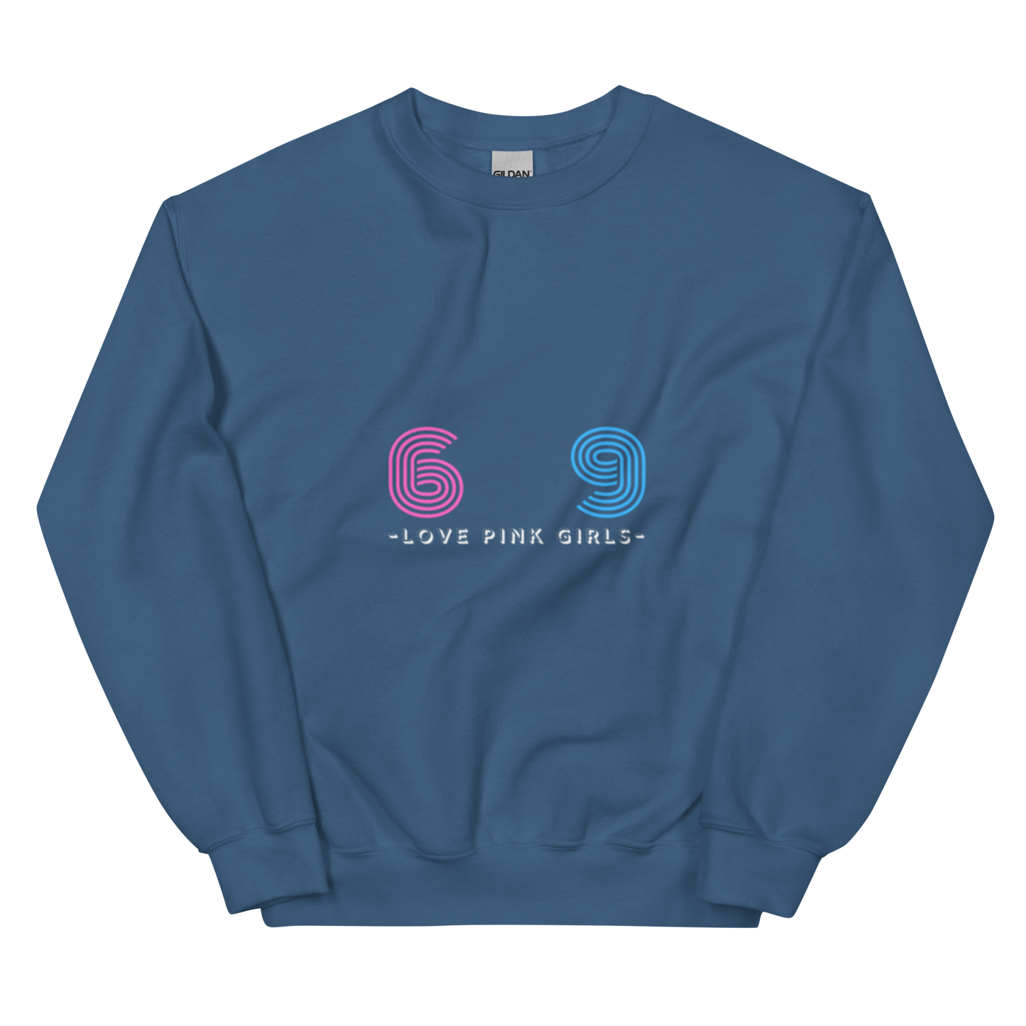 Love Pink Girls Long Sleeve Indigo Blue