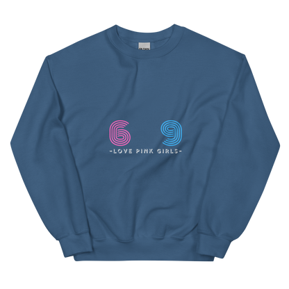 Love Pink Girls Long Sleeve Indigo Blue
