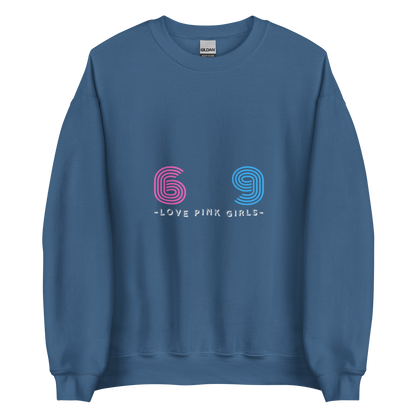 Love Pink Girls Long Sleeve Indigo Blue