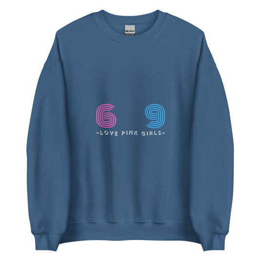 Love Pink Girls Long Sleeve Indigo Blue