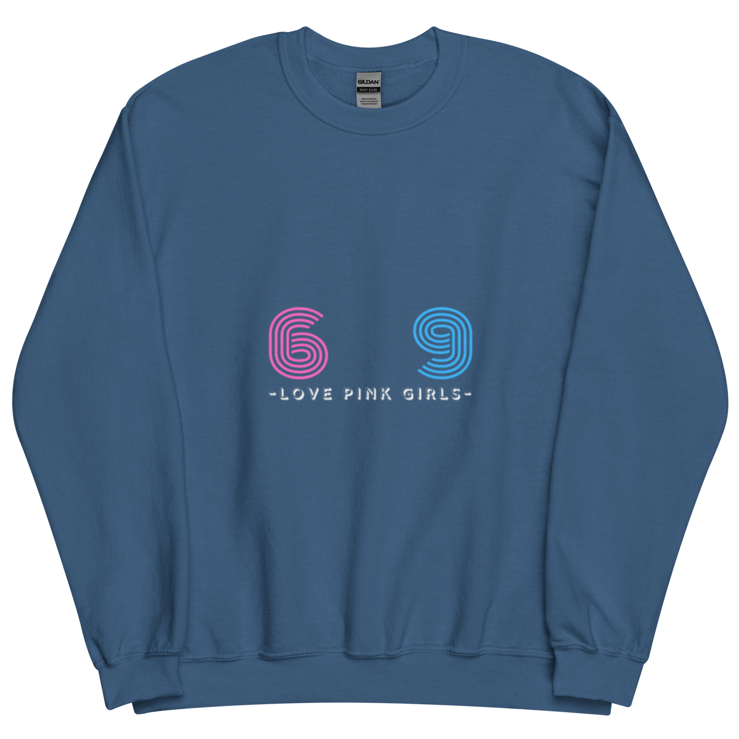 Love Pink Girls Long Sleeve Indigo Blue
