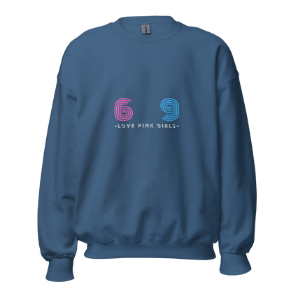 Love Pink Girls Long Sleeve Indigo Blue