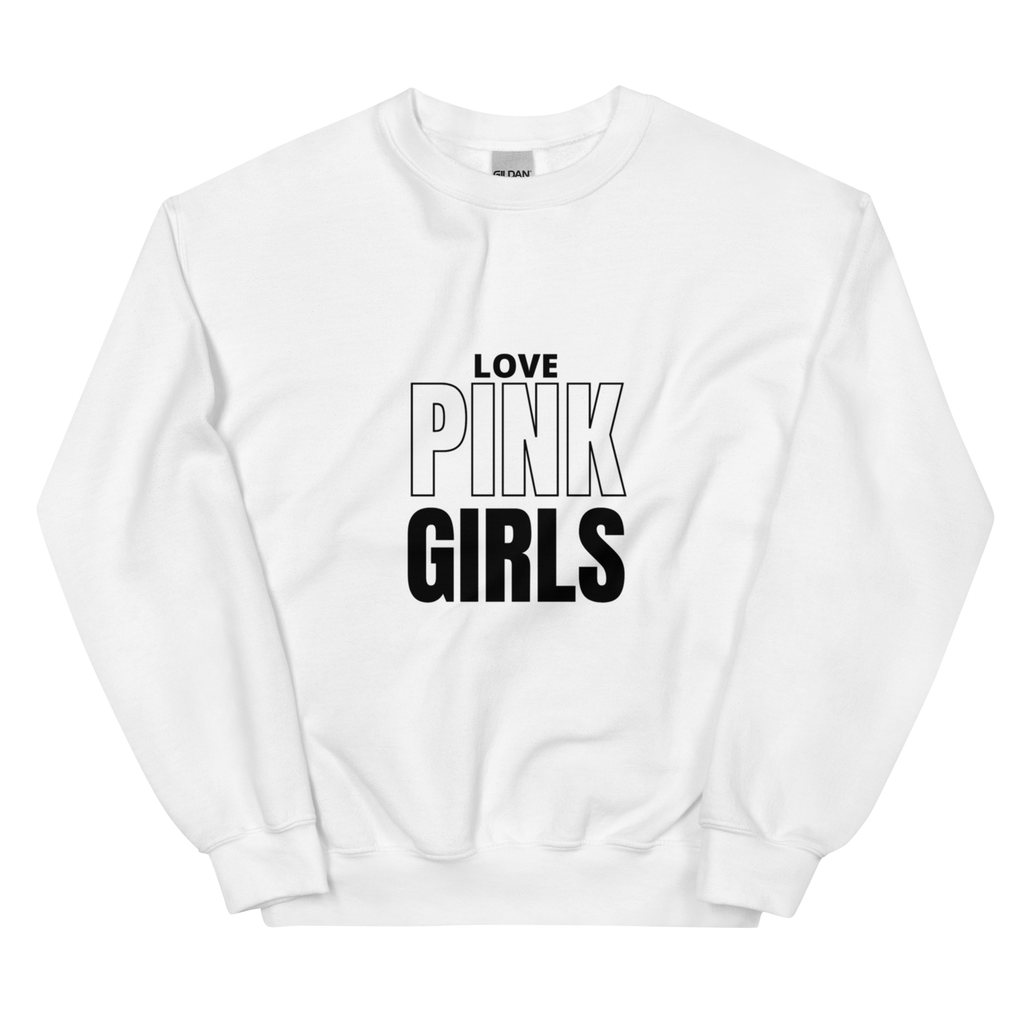 Love Pink Girls Long Sleeve White