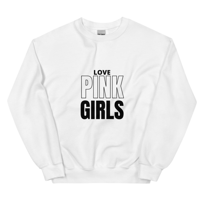 Love Pink Girls Long Sleeve White