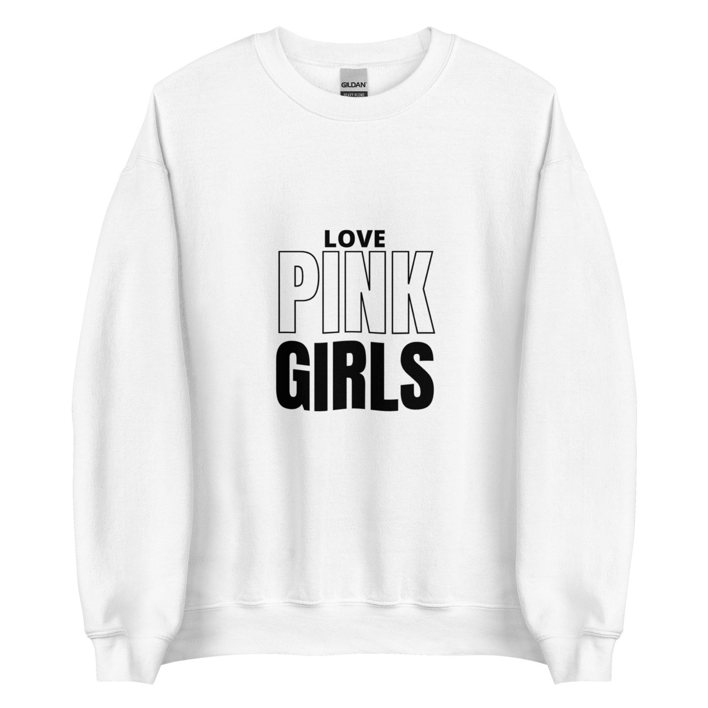 Love Pink Girls Long Sleeve White