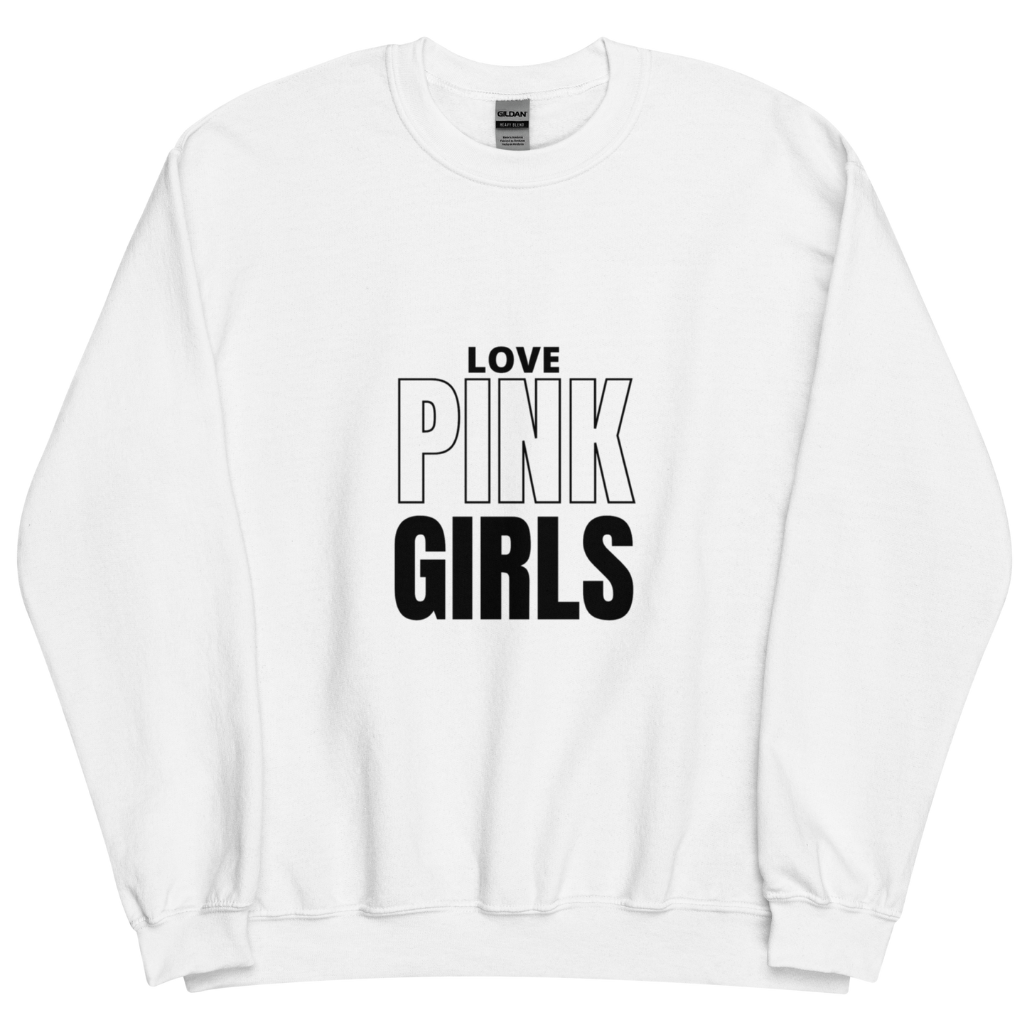 Love Pink Girls Long Sleeve White