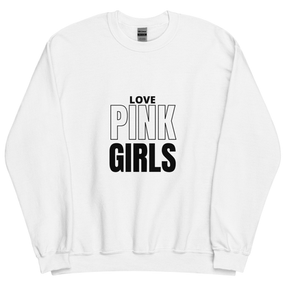 Love Pink Girls Long Sleeve White