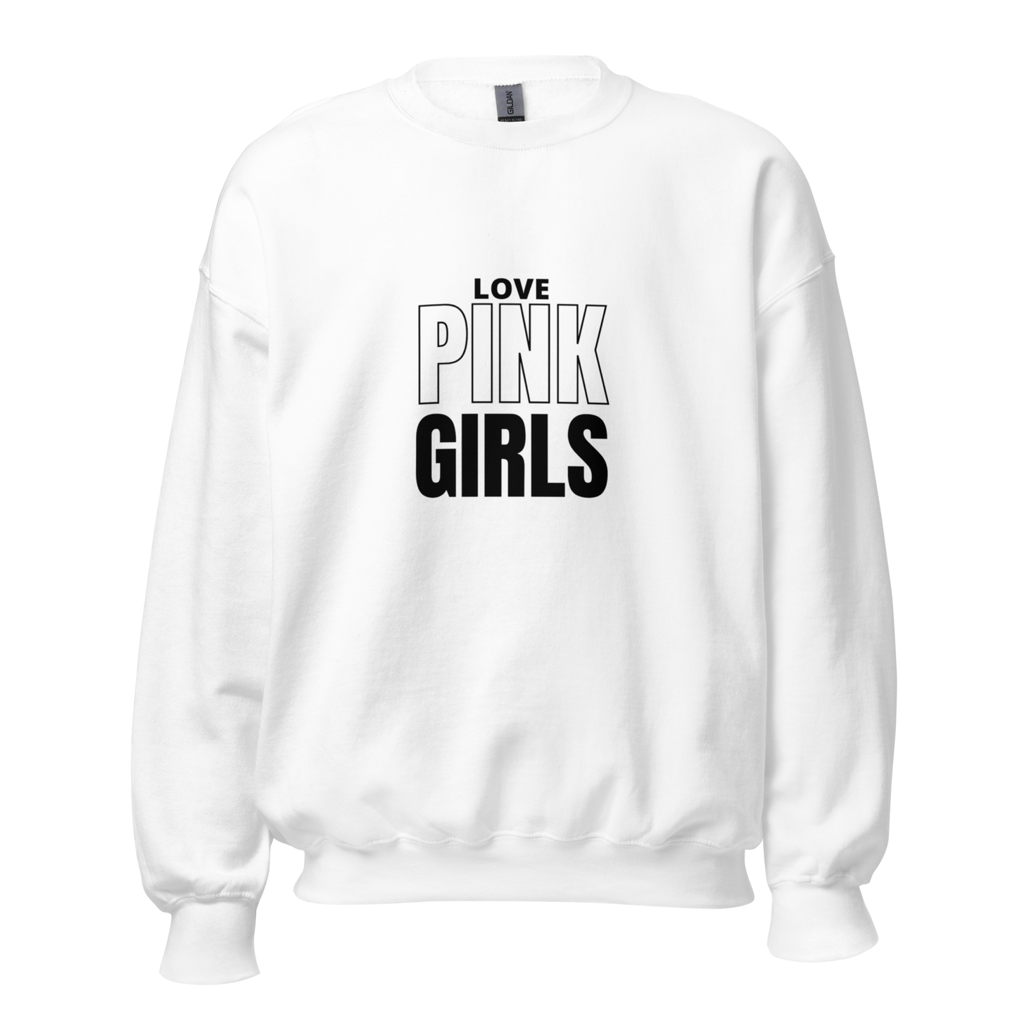 Love Pink Girls Long Sleeve White