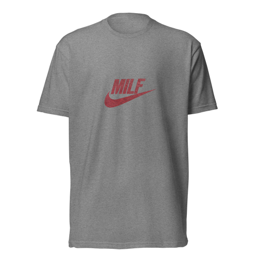 Grey MILF Swoosh T-shirt