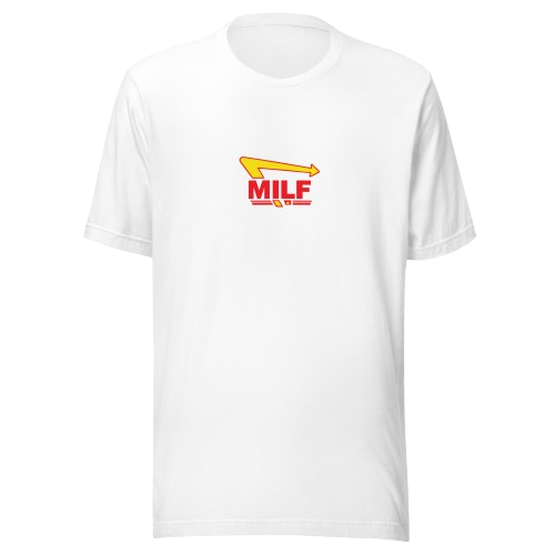 White MILF In & Out T-shirt
