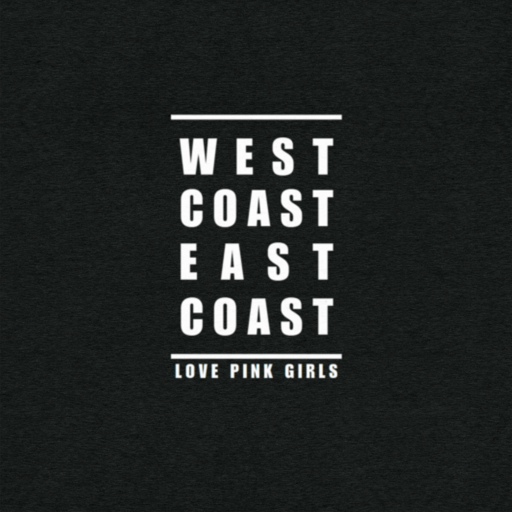 West Coast East Coast Tee | Unisex Coast Pride T-Shirt