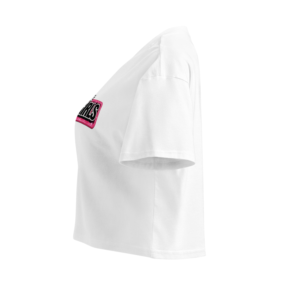 White Crop Top | Women's Essential Crop Tee