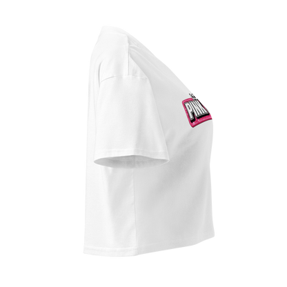 White Crop Top | Women's Essential Crop Tee