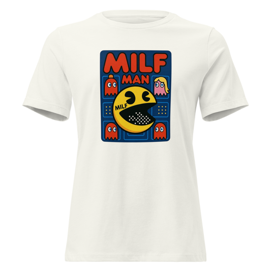 MILF Man Fitted PacMan T-shirt
